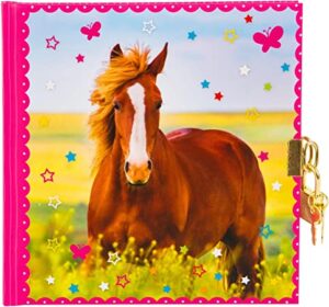 Mädchen Tagebuch mit Pferd
