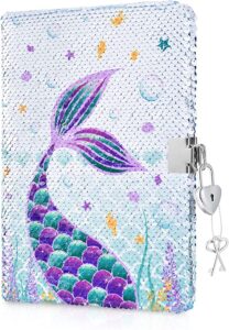 Mädchen Tagebuch mit Meerjungfrau Motiv